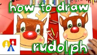 How To Draw Rudolph [upl. by Eillah735]