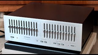 Pioneer SG9800 Stereo Graphic Equaliser Review amp Demo [upl. by Lonny]