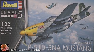 Revell 132 P51D Mustang review [upl. by Sihtnyc]