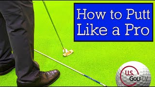 5 Keys to a Proper Putter Setup  Golf Putting Setup [upl. by Itnavart]