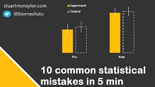 Ten Statistical Mistakes in 5 Min [upl. by Lune]