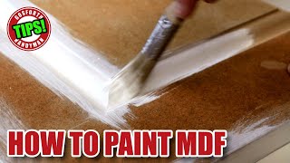 How to paint MDF  DIY tips [upl. by Natsrik96]