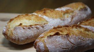 Poolish Baguette Recipe [upl. by Ainimreh]