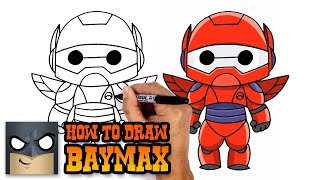 HowTo Draw Baymax From ‘Big Hero 6’  Disneys Hollywood Studios [upl. by Farland]