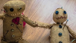 How to make a Possessed Voodoo Doll HALLOWEEN TUTORIAL [upl. by Lovich635]