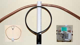 Portable Magnetic Loop Antenna for 11 Metre 27Mhz CB Band [upl. by Lyrehs307]