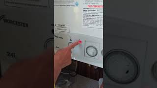 Caravan Worcester 24i junior boiler reset [upl. by Toft]