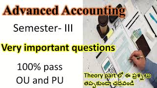 Advanced accounting Sem3 Imp questions advancedaccountingimpquestionssem3 [upl. by Alarick]