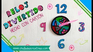 Reloj Fácil y Divertido ⏰ Chuladas Creativas Clock DIY Romero Brito [upl. by Norford]