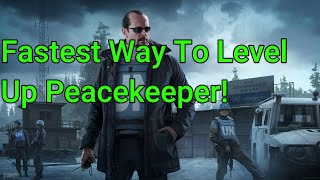 Fastest Way To Level Up Peacekeeper  Escape From Tarkov [upl. by Haik113]