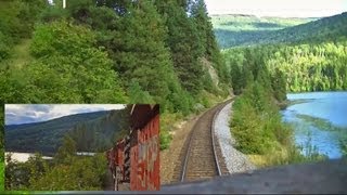 Kootenay Valley Railway Canadian Pacific Cabride  Trail to Nelson BC on an SD402 [upl. by Thaine]