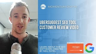 UberSuggest SEO Tool Customer Review Video [upl. by Garretson]