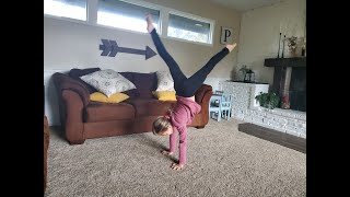 How To Learn Gymnastics At Home  6 Beginner Gymnastic Moves [upl. by Ytnom]