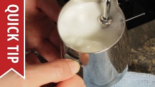 How to AutoFroth Milk for Lattes [upl. by Inattyrb]