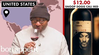 Sommelier Tries 20 Red Wines Under 15  World of Wine  Bon Appétit [upl. by Alesram]