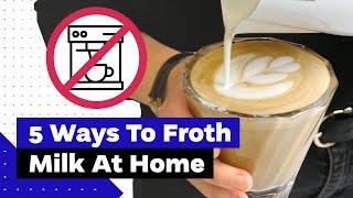 How To Froth Milk At Home Best Milk Frothers Review [upl. by Ecirad]