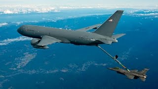 Boeing KC46 Tanker’s First Aerial Refueling [upl. by Lynnea]