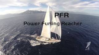 ONESAILS  PFR Asymmetric Spinnaker  Top Down Furling [upl. by Nailliw]