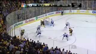 Patrice Bergeron Game 7 OT goal  handshakes  May 13 2013 [upl. by Vallonia]