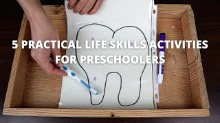 5 Practical Life Skills Activities for Kids Hygiene [upl. by Namolos102]