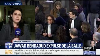 Jawad Bendaoud insulte copieusement son codétenu et provoque une suspension de séance [upl. by Tuck]