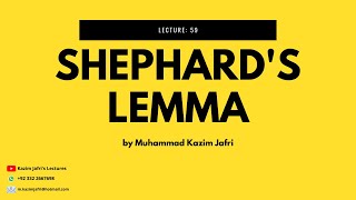 Shephards Lemma  A Property of Expenditure Function [upl. by Ahsilet554]