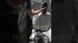 Women Haircut At Barbershop [upl. by Amsirp]