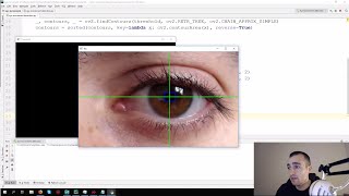 Eye motion tracking  Opencv with Python [upl. by Akired]