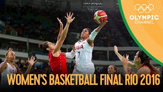 USA 🆚 Spain  Womens Basketball Gold Medal Match  Rio 2016 Replays [upl. by Akimihs658]