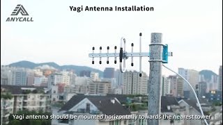 How to Install a Home Cell Phone Signal Booster  ANYCALL [upl. by Arinay582]