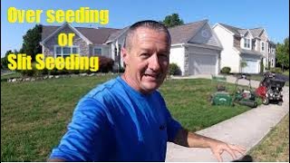 Over seed Slice seed Slit Seeding  Which one does your lawn need and why [upl. by Kenleigh810]