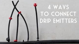 Desert Gardening Basics How to Install Drip Emitters [upl. by Bust]