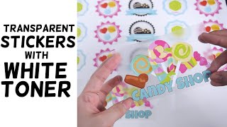 How to Print and Cut Transparent Stickers [upl. by Eniamsaj]