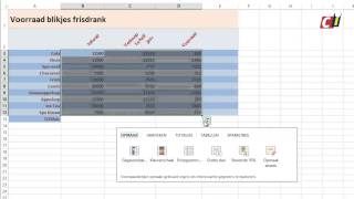 Excel 2013 snelle berekeningen [upl. by Melessa]