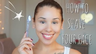 How To Shave Your Face  An Estheticians Guide [upl. by Ylrac]