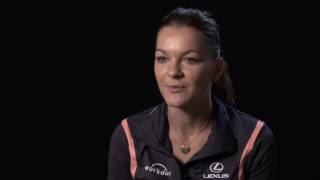 2016 China Open PreTournament Interview  Agnieszka Radwanska [upl. by Hannis]