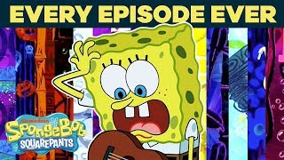 Every Episode EVER 🤪 SpongeBob Title Cards [upl. by Placia630]