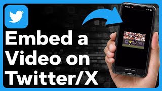 How To Embed A Video On Twitter  X [upl. by Saidee]