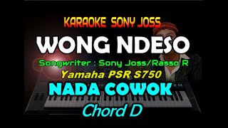 Sonny Josz  Wong Deso KARAOKE By Saka [upl. by Ennis]