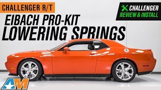 20112019 Challenger RT Eibach ProKit Lowering Springs Review amp Install [upl. by Atte]