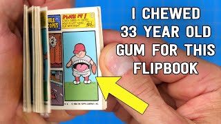 I chewed 33 year old GUM for this flipbook 🤮 [upl. by Ardnuhsor410]