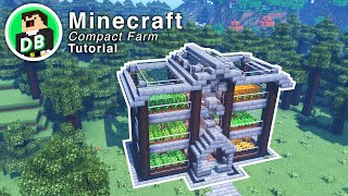 Minecraft Compact Farm Tutorial [upl. by Donnenfeld412]