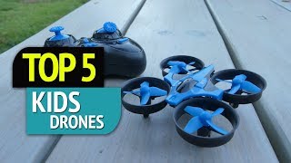 TOP 5 Kids Drones [upl. by Anej]