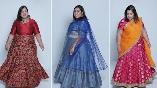 How To Style Lehengas  Plus Size Fashion Series by Prerna Adsul [upl. by Atenaz]