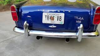 1967 Triumph TR4A w Ford Racing 302 V8 [upl. by Lehcer]