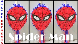 HOW TO MAKE DIY SPIDERMAN PINATA  JARIS CRAFT [upl. by Siurad910]