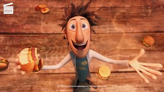 Cloudy with a Chance of Meatballs Its Raining Burgers Scene HD CLIP [upl. by Zzahc]