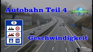 Autobahn Teil 4  Geschwindigkeiten  Sonderfahrt  Prüfungsfahrt  Fahrstunde [upl. by Tare]