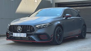 MercedesAMG A45s Review  20L engine Unreal Performance [upl. by Bullen312]