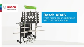 Bosch ADAS Recalibrate the Radar on Audi with Bosch DAS 3000 [upl. by Aistek]